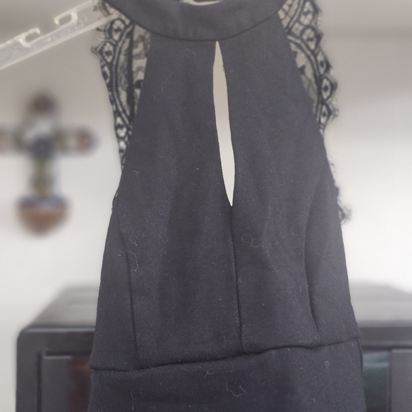 Lulus Other - Lulu's Black Lace Halter Bra